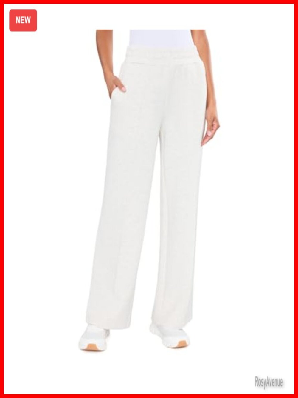 Wide Leg Palazzo Pants High Rise Elastic Waist Drawstring Athletic